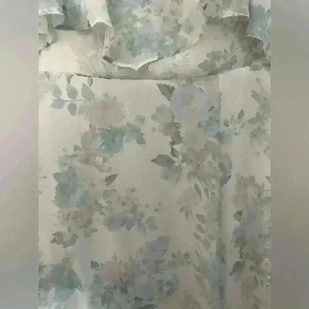 Birdy Grey Sage Bouquet Jane Convertible Bridesmaid Dress Size XS
